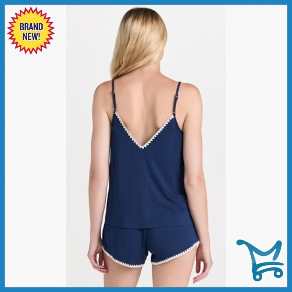 X-Large Modal Spandex Cami Shorts Set Adjustable Straps Relaxed Fit